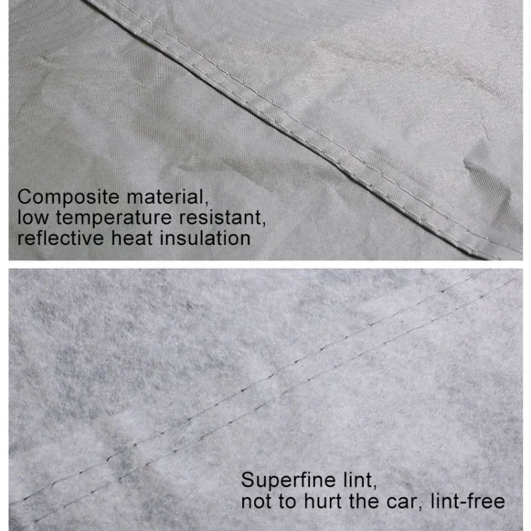 Housse de protection pare-brise voiture contre la neige, pare-soleil, tissu anti-givre, 240 x 210 cm