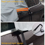 Housse de protection pare-brise voiture contre la neige, pare-soleil, tissu anti-givre, 240 x 210 cm