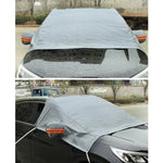 Housse de protection pare-brise voiture contre la neige, pare-soleil, tissu anti-givre, 240 x 210 cm