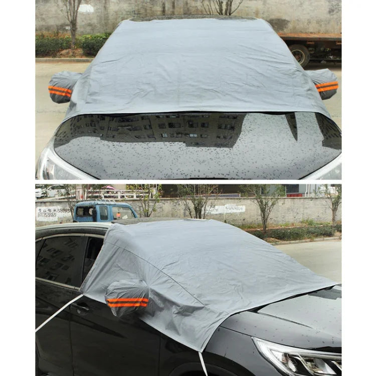 Housse de protection pare-brise voiture contre la neige, pare-soleil, tissu anti-givre, 240 x 210 cm