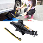 Upright ST-112C Heavy Duty Stabilizer Scissor Jack with Handle Lift Levelers 4000 Pound (2 Ton) Capacity Each - 9.8 to 44.2 CM Range, 2T Jack with Handle