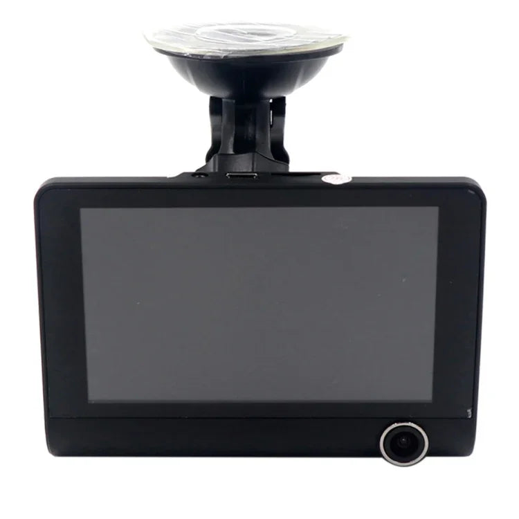 Écran IPS 4.0 pouces 5.0 mégapixels 170 degrés grand angle Full HD 1080P DVR voiture vidéo 3 canaux, support lumière de remplissage vision nocturne / visualisation de recul / carte TF (32GB max) / capteur G / détection de mouvement, 170 degrés