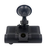 Écran IPS 4.0 pouces 5.0 mégapixels 170 degrés grand angle Full HD 1080P DVR voiture vidéo 3 canaux, support lumière de remplissage vision nocturne / visualisation de recul / carte TF (32GB max) / capteur G / détection de mouvement, 170 degrés