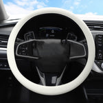 Crocodile Texture Universal Rubber Car Steering Wheel Cover For 34-48cm Wheel