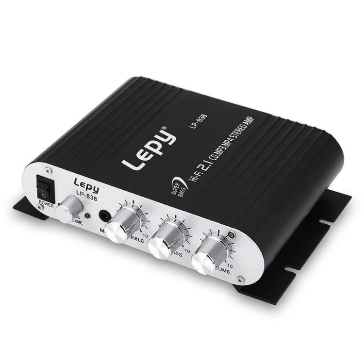 Amplificateur audio caisson de basses 2.1 canaux HIFI pour voiture, compatible MP3