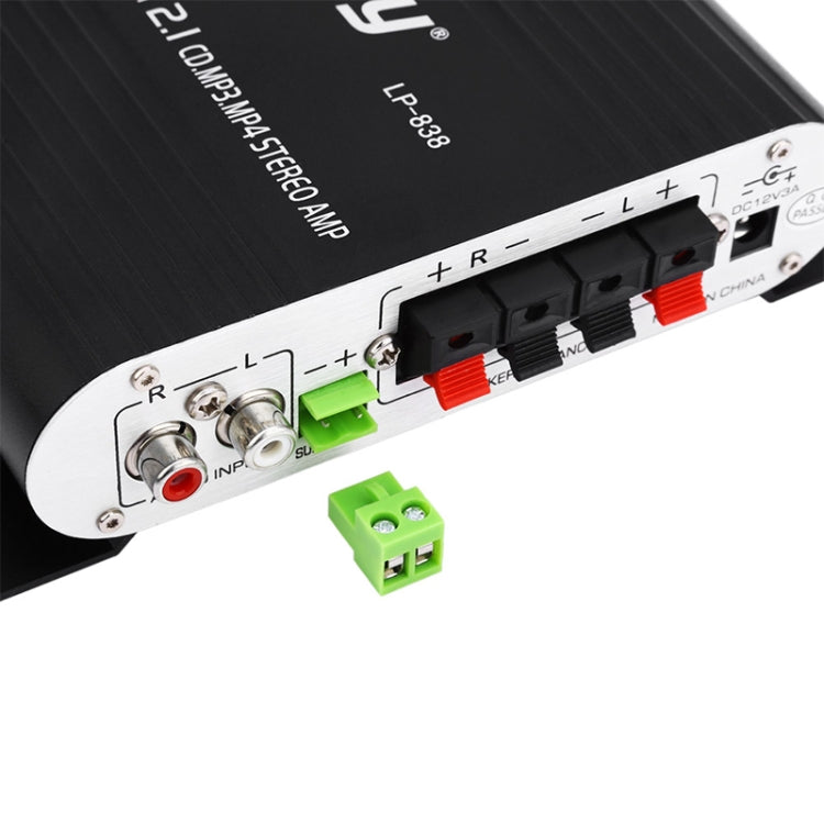 Amplificateur audio caisson de basses 2.1 canaux HIFI pour voiture, compatible MP3
