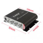 Amplificateur audio caisson de basses 2.1 canaux HIFI pour voiture, compatible MP3