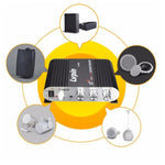 Amplificateur audio caisson de basses 2.1 canaux HIFI pour voiture, compatible MP3