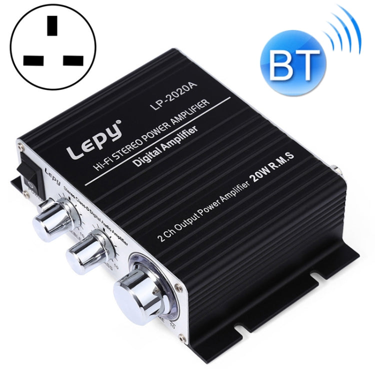 Amplificateur HIFI voiture/maison LP-2020A, supporte le MP3, prise anglaise avec alimentation 3A, prise anglaise