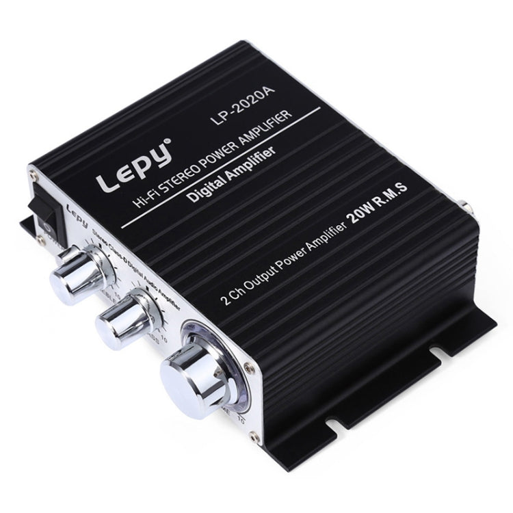 Amplificateur HIFI voiture/maison LP-2020A, supporte le MP3, prise anglaise avec alimentation 3A, prise anglaise