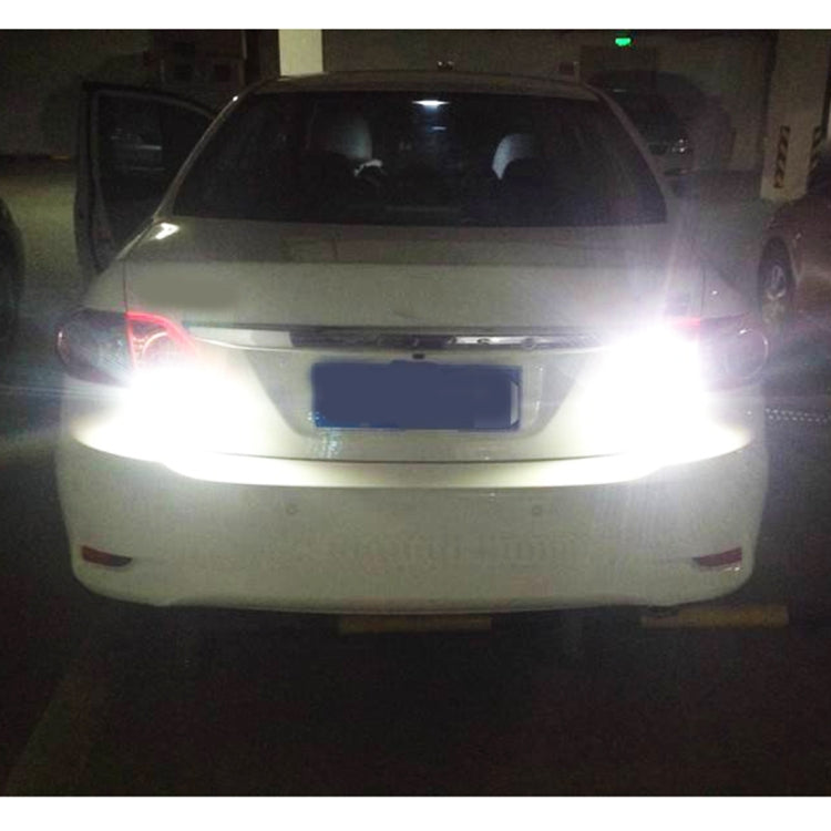 2 PCS T20 / 7440 3W DC 12V 6000K 200LM Car Auto Ceramics Turn Lights / Reversing Light 16LEDs SMD-7020 Lamps, with Projector Lens, T20 / 7440