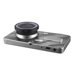 X96 4 pouces 2.5D Full HD 1080P caméra vidéo intelligente multifonction à double lentille pour voiture, support carte TF / détection de mouvement, X96