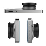 X96 4 pouces 2.5D Full HD 1080P caméra vidéo intelligente multifonction à double lentille pour voiture, support carte TF / détection de mouvement, X96