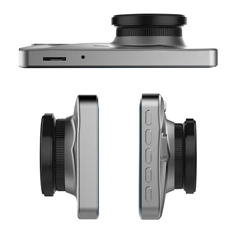X96 4 pouces 2.5D Full HD 1080P caméra vidéo intelligente multifonction à double lentille pour voiture, support carte TF / détection de mouvement, X96