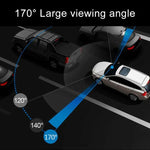 X96 4 pouces 2.5D Full HD 1080P caméra vidéo intelligente multifonction à double lentille pour voiture, support carte TF / détection de mouvement, X96