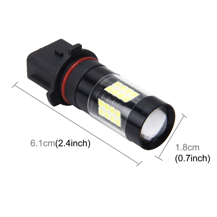 P13W 7W 420LM 6000K Car Fog Lights with 43 SMD-3528 LED  Lamps, DC 12V, P13W 7W