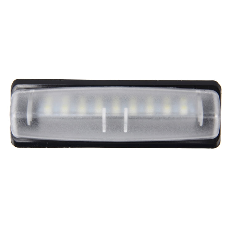 2 PCS License Plate Light with 18  SMD-3528 Lamps for Toyota,2W 120LM,6000K, DC12V(White Light), For Toyota2