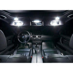 2 PCS White Light Car LED Vanity Mirror Lamp Lights with 18 SMD-3528 Lamps for BMW F10 / F11 / F07 / F01 / F02 / F03 / F04, For BMW F10