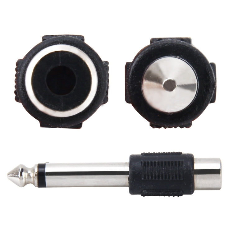 Adaptateur audio stéréo 6,35mm mâle vers RCA femelle, 6,35mm mâle vers RCA femelle