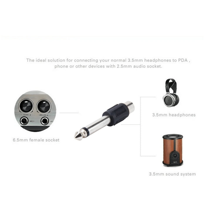 Adaptateur audio stéréo 6,35mm mâle vers RCA femelle, 6,35mm mâle vers RCA femelle