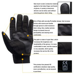 WUPP Gants de moto à écran tactile étanches respirants résistants à l'usure et antidérapants pour l'été et l'hiver Gants de protection à doigts complets, Taille : XXL, Taille : XXL