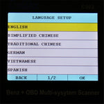 Creator C502 V7.6 Car OBD2 Multi-system Scanner Car Diagnostic Tool for Mercedes-Benz before 2016, Creator C502