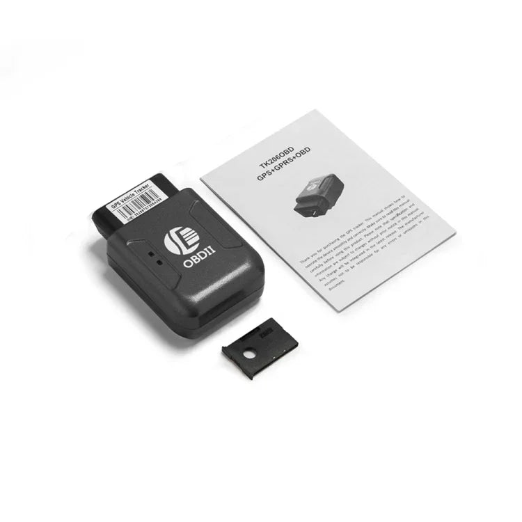 TK206 2G GPS OBD2 Traceur GPS de voiture, mini antivol GSM GPRS à alarme vibrante en temps réel quadribande, TK206 (noir), TK206 (bleu)