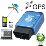 TK206 2G GPS OBD2 Traceur GPS de voiture, mini antivol GSM GPRS à alarme vibrante en temps réel quadribande, TK206 (noir), TK206 (bleu)
