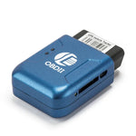 TK206 2G GPS OBD2 Traceur GPS de voiture, mini antivol GSM GPRS à alarme vibrante en temps réel quadribande, TK206 (noir), TK206 (bleu)