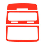 3 PCS Car Carbon Fiber Rear Air Outlet Decorative Sticker for Volkswagen Touareg, Rear Air Outlet