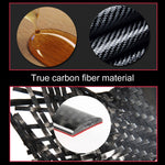 Car Carbon Fiber Steering Wheel Frame Decorative Sticker for Ford New Mondeo 2013-2019, Steering Wheel Frame