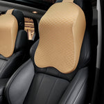 Four Seasons Breathable Memory Foam Car Neck Pillow Polyester Headrest