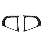 Car Carbon Fiber Steering Wheel Button Configuration B Decorative Sticker for BMW 5 Series G30/G38 X3 G01/G08, Steering Wheel Button