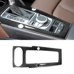 Autocollant décoratif de panneau de position de vitesse en fibre de carbone pour Audi A3 2014-2017, conduite à gauche, position de vitesse pour A3
