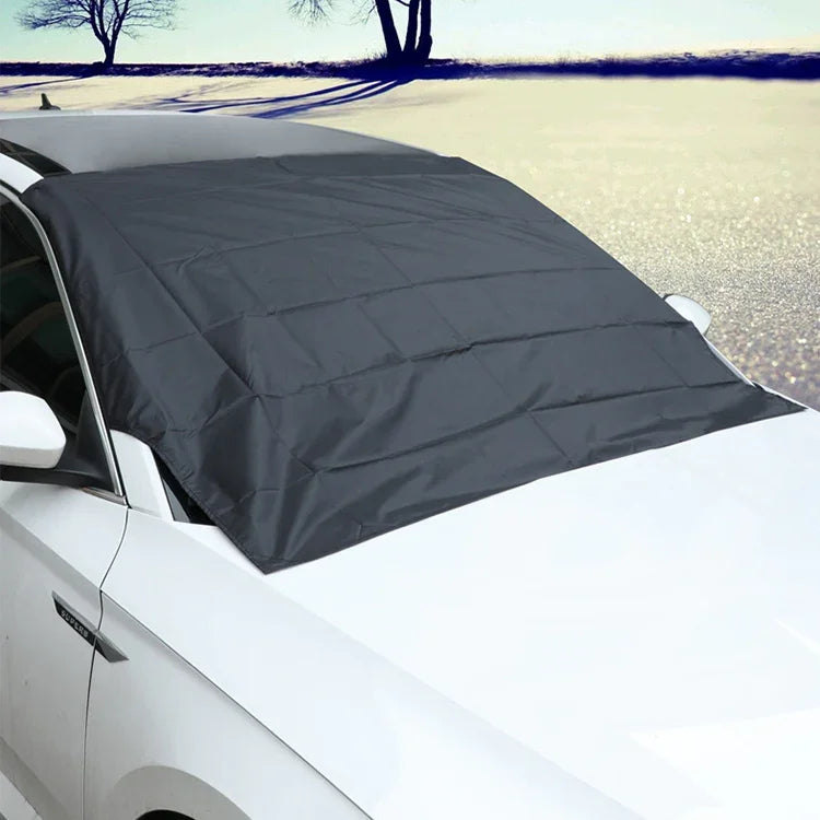 Bouclier de neige magnétique en tissu Oxford vinyle 210D pour voiture, colle, pare-brise avant pare-soleil, isolation antigel, taille : 215 cm x 155 cm, taille : 215 cm x 155 cm