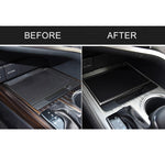 Car Carbon Fiber Storage Box U Shape Frame Decorative Sticker for Toyota Eighth Generation Camry 2018-2019, Storage Box U Shape Frame