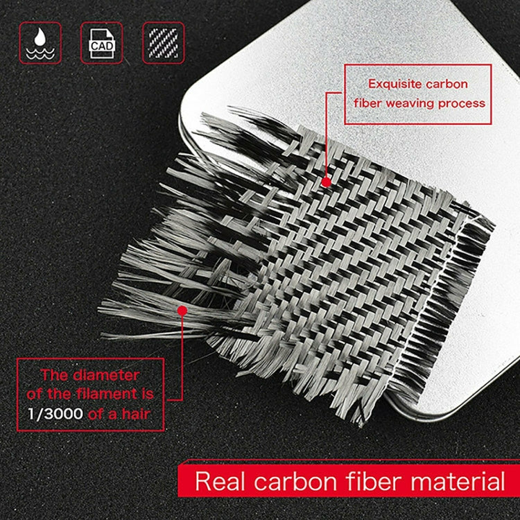 Car Carbon Fiber Seat Memory Adjustment Decorative Sticker for Cadillac XT5 2016-2017, Left Drive, Seat Memory Adjustment