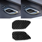 Car Carbon Fiber Door Inner Handle Wrist Panel Decorative Sticker for Chevrolet Camaro 2017-2019, Door Inner Handle Wrist Panel