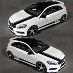 5 in 1 Car Styling Stripe Hood PVC Sticker Auto Decorative Sticker, D-935