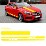 5 in 1 Car Styling Stripe Hood PVC Sticker Auto Decorative Sticker, D-935