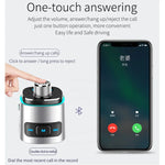 BC42 Lampe d'ambiance colorée multifonction de voiture Bluetooth 5.0 Lecteur MP3, Prise en charge de la carte TF et du disque U et de la FM, BC42