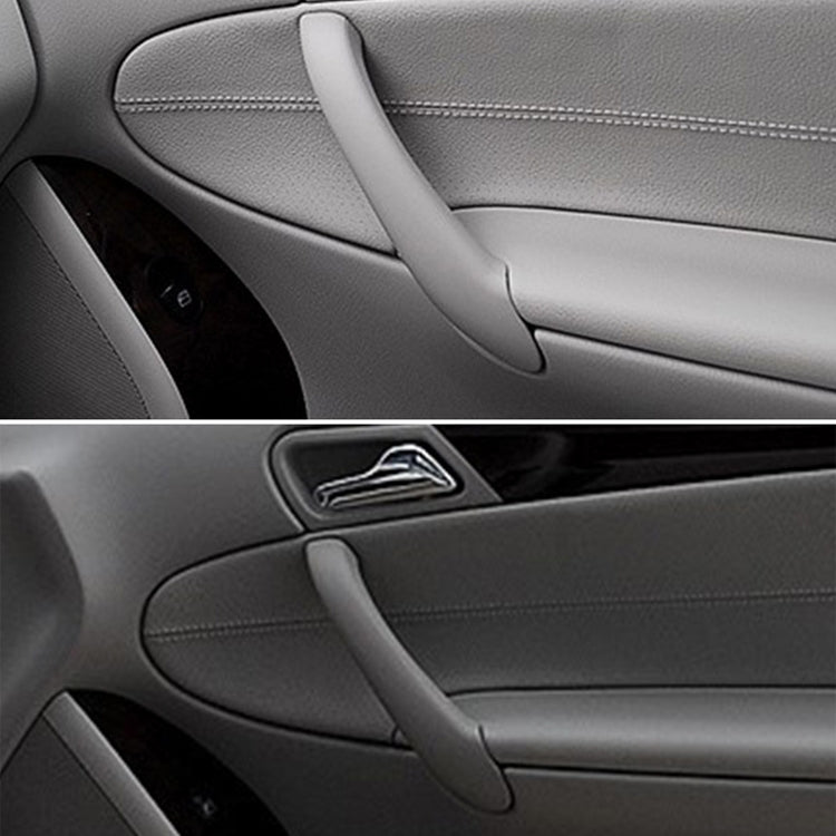 Car Rear Right Inside Doors Handle Pull Trim Cover for Mercedes-Benz C-class W203 -2007 , Left Driving, Rear Right (Black), Rear Right (Grey), Rear Right (Beige)