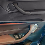 Car Right Side Inside Doors Handle Pull Trim Cover 51417417513 for BMW X1 2016-, Left Driving, Right Side (Red), Right Side (Black), Right Side (Coffee), Right Side (Beige White), Right Side (Beige)