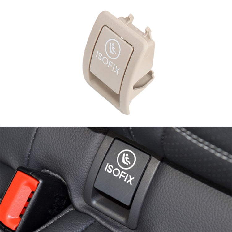 Car Rear Child ISOFIX Switch Seat Safety Cover 2059200513 for Mercedes-Benz W205 2015-2021, Left and Right Driving