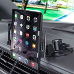 Car Dashboard Tablet Holder PU Suction Cup Windshield Bracket, PU Suction Cup
