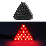 Feu arrière LED de pilote triangulaire style X pour vélo / VTT, style X