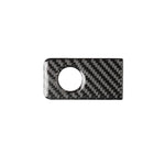Autocollant décoratif en fibre de carbone pour boîte de rangement de siège passager avant de voiture pour Infiniti Q50 / Q60 2014-2020, conduite à gauche, boîte de rangement de siège passager avant
