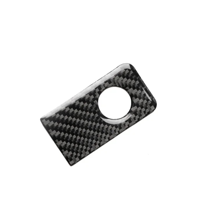 Autocollant décoratif en fibre de carbone pour boîte de rangement de siège passager avant de voiture pour Infiniti Q50 / Q60 2014-2020, conduite à gauche, boîte de rangement de siège passager avant