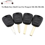 2 PCS Car 307 Mouth Remote Control Key Case Cover for PSA Peugeot Citroen, For PSA Peugeot Citroen