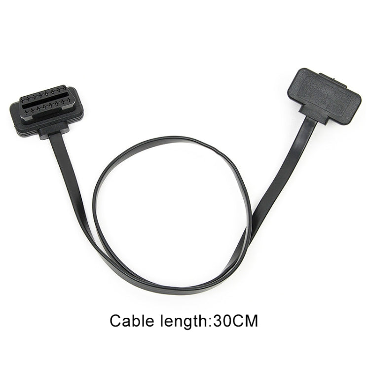 16PIN Car OBD Diagnostic Extended Cable OBD2 Male to Female Cable, Cable Length: 30cm, 30cm